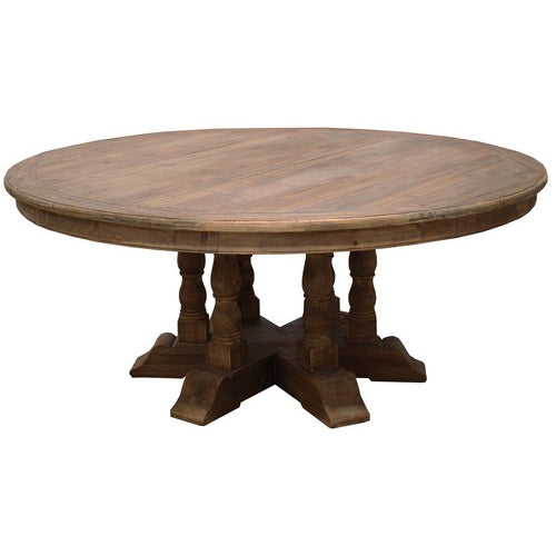Belize Large Round Dining Table - 1.8 Metre