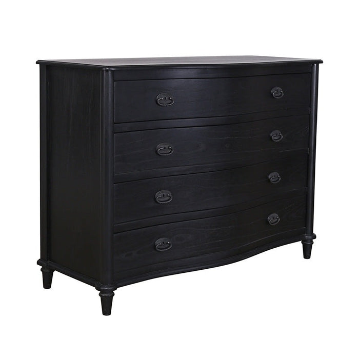 Florence Bedroom Drawers - Black