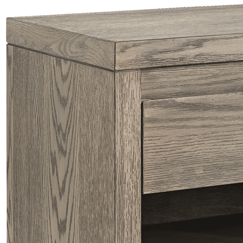 Artwood Hunter Bedside Table - Antique Grey