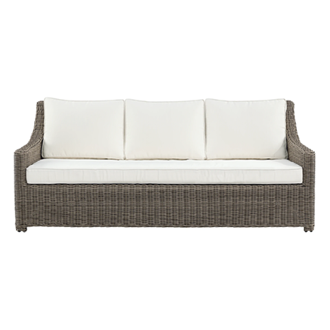 Artwood Santa Monica Outdoor 3 Seater Sofa - Classic Black