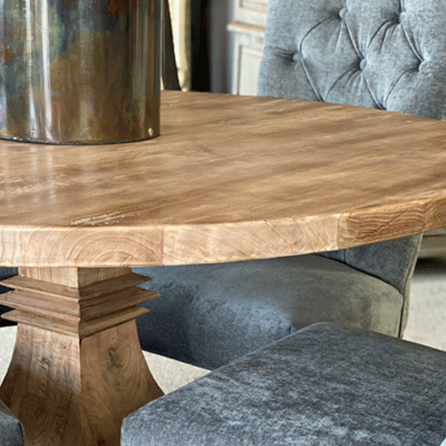 Madrid Round Dining Table - 140cm