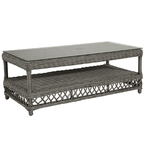 Concrete Outdoor Side Table - Black
