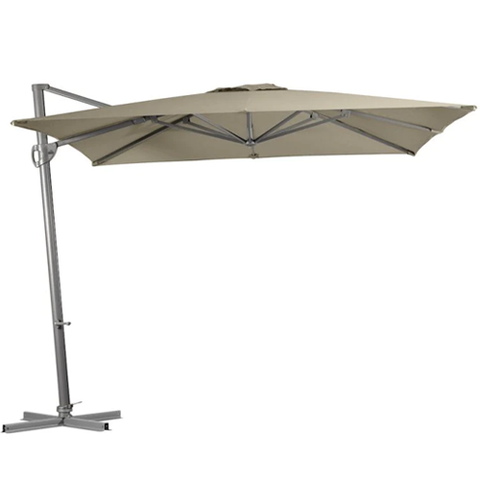 Shade7 Milan Outdoor Umbrella - Off White - 2.5m Square