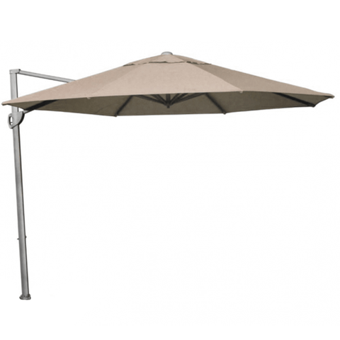 Shelta Windemere Cantilever Outdoor Umbrella with LED Lights - 3.3m Octagonal - Taupe