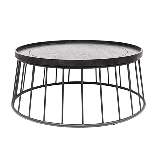 Reign Round Coffee Table - Black