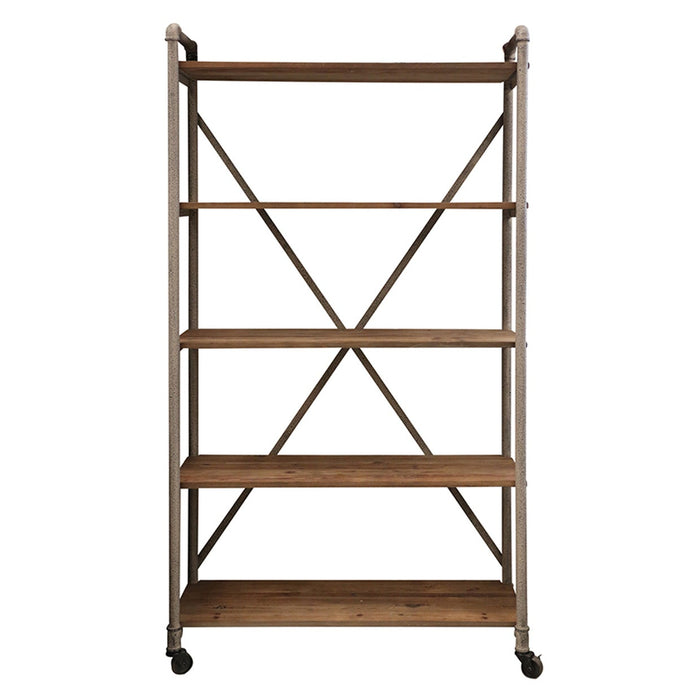 Riley Shelving - Grey/Beige Frame