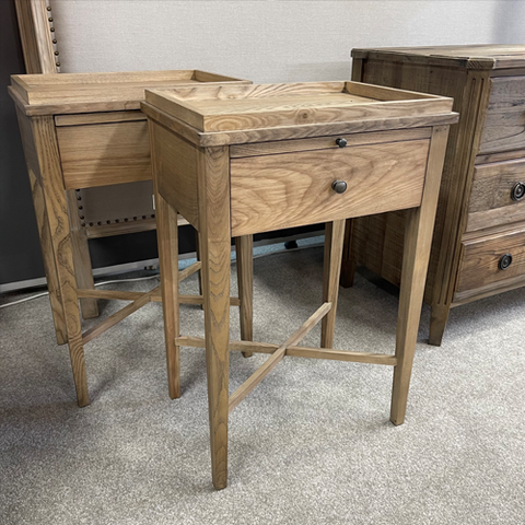 Atlas 2 Drawer Bedside Table 480W - NZ Made
