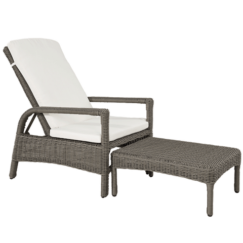 Artwood Tampa Outdoor Lounger - Black Twist