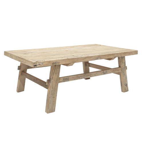 Salvaged Elm Coffee Table - Natural
