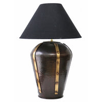 Litchfield Lamp - Dark Antique Bronze Finish + Shade
