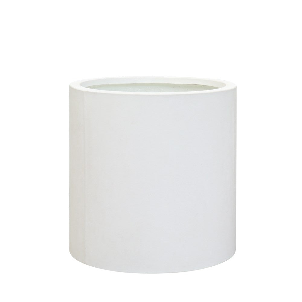 Mikonui White Outdoor Planter - Medium