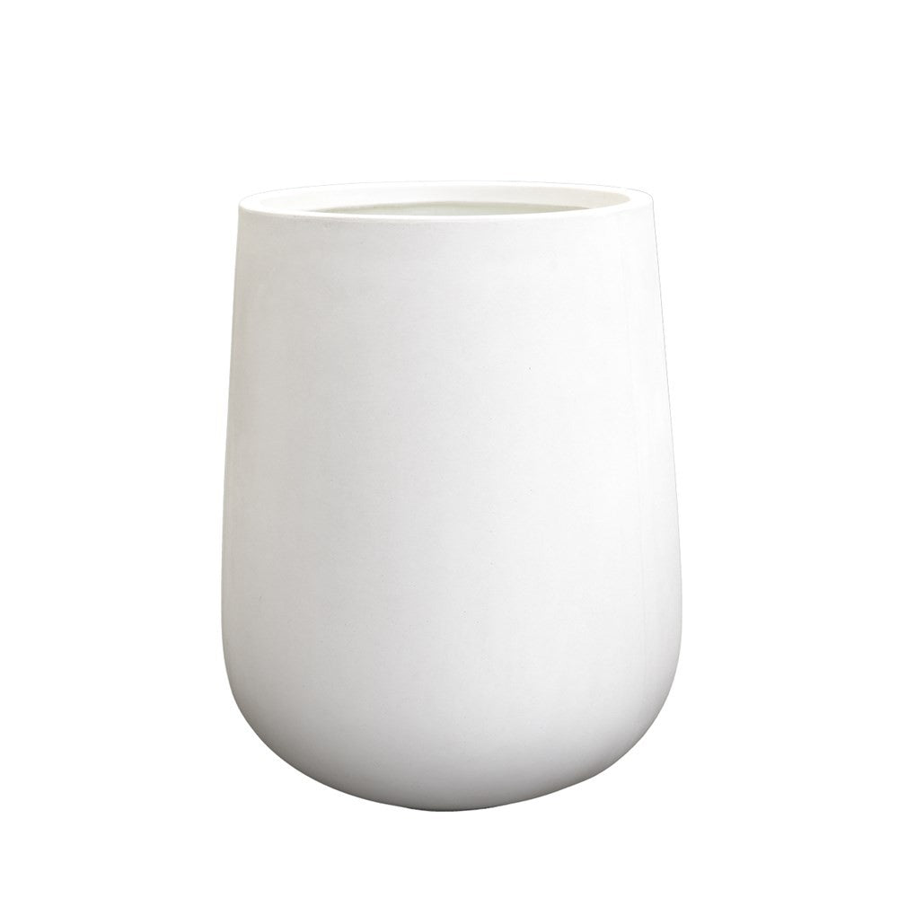 Karamea White Outdoor Planter Pot - Medium