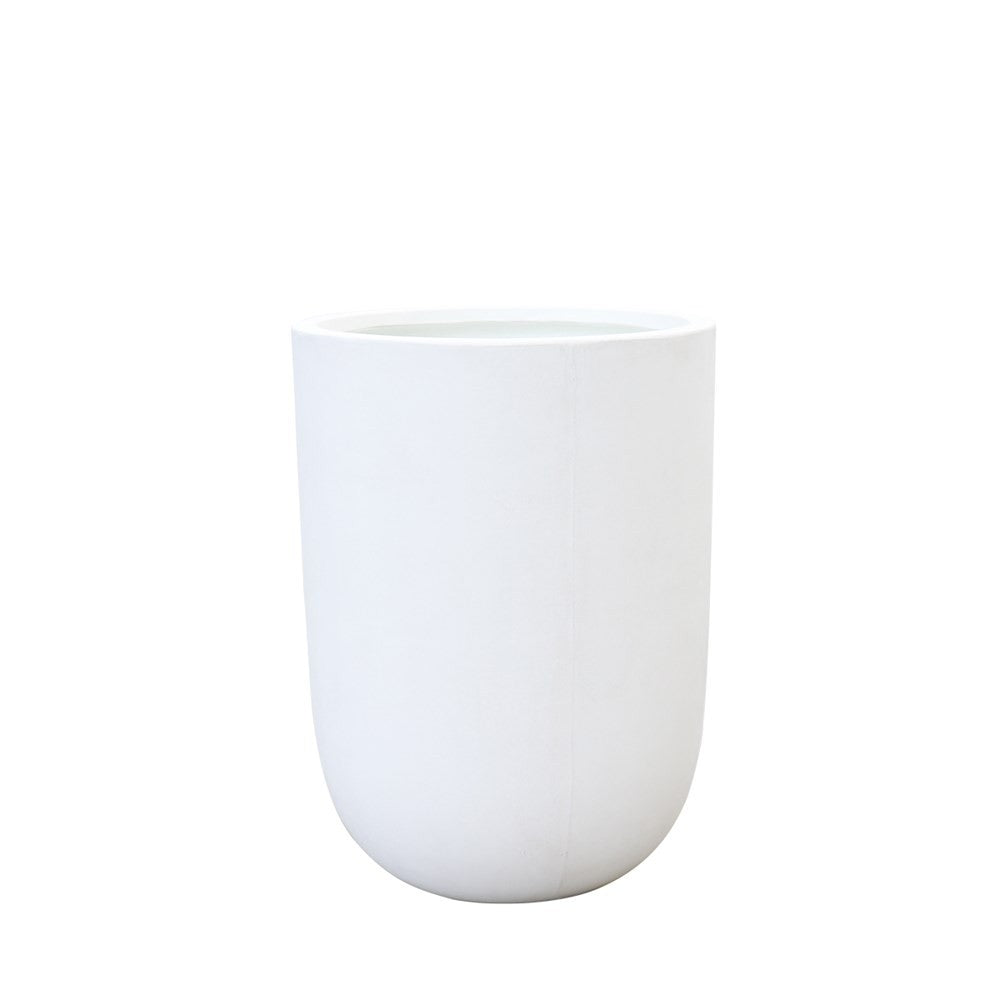 Oreti White Outdoor Planter Pot - Small