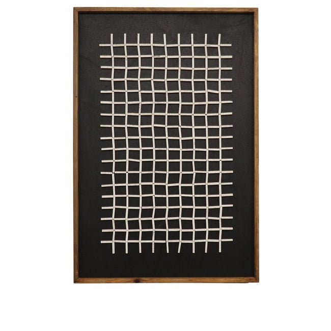 Alto Wall Art - Black Matchstick - Large