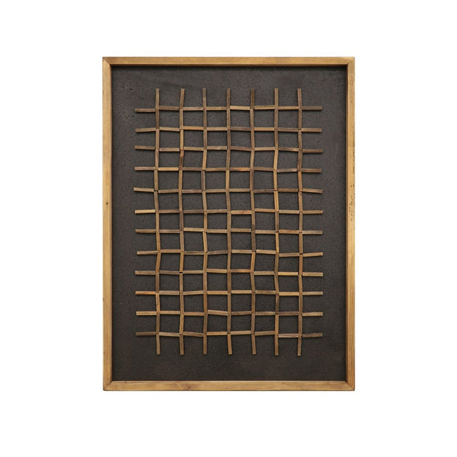 Alto Wall Art - Brown Matchstick