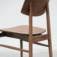 Oslo Dining Chair - Solid Oak/Walnut