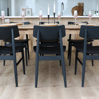 Oslo Dining Chair - Solid Oak/ Black