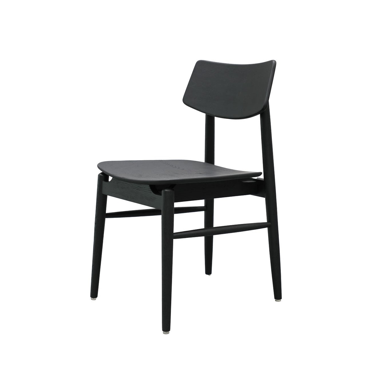 Oslo Dining Chair - Solid Oak/ Black