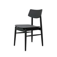 Oslo Dining Chair - Solid Oak/ Black