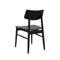 Oslo Dining Chair - Solid Oak/ Black