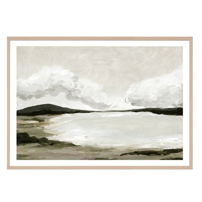 Photographic Framed Peaceful Vista Haze Print