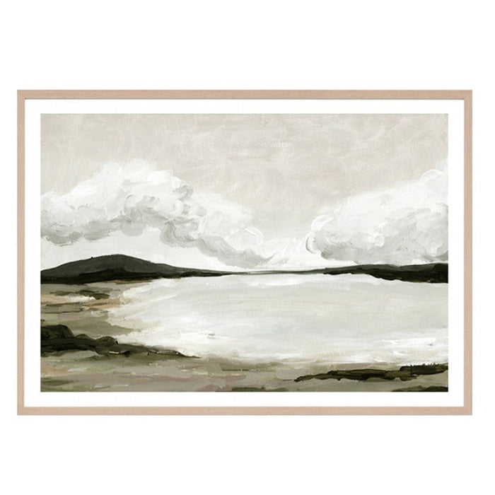 Photographic Framed Peaceful Vista Haze Print