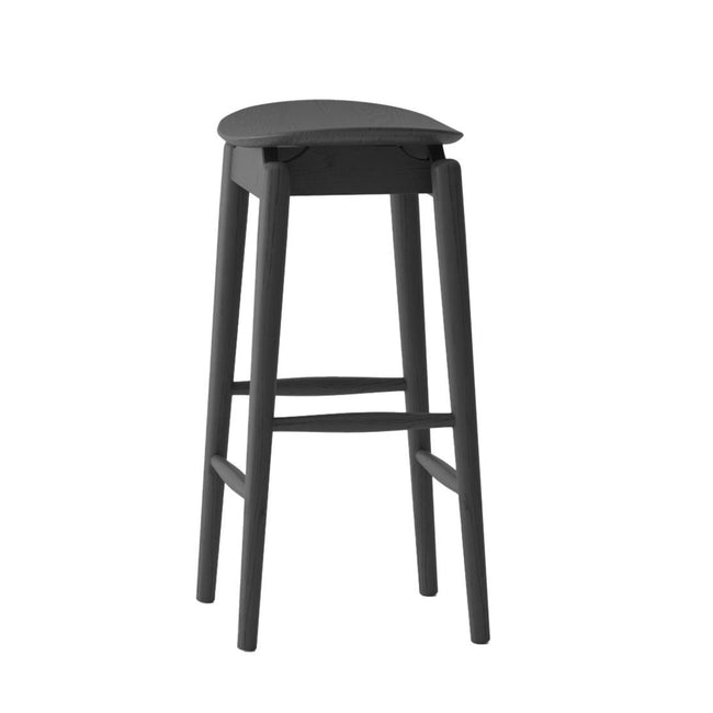 Oslo Oak Barstool - Black