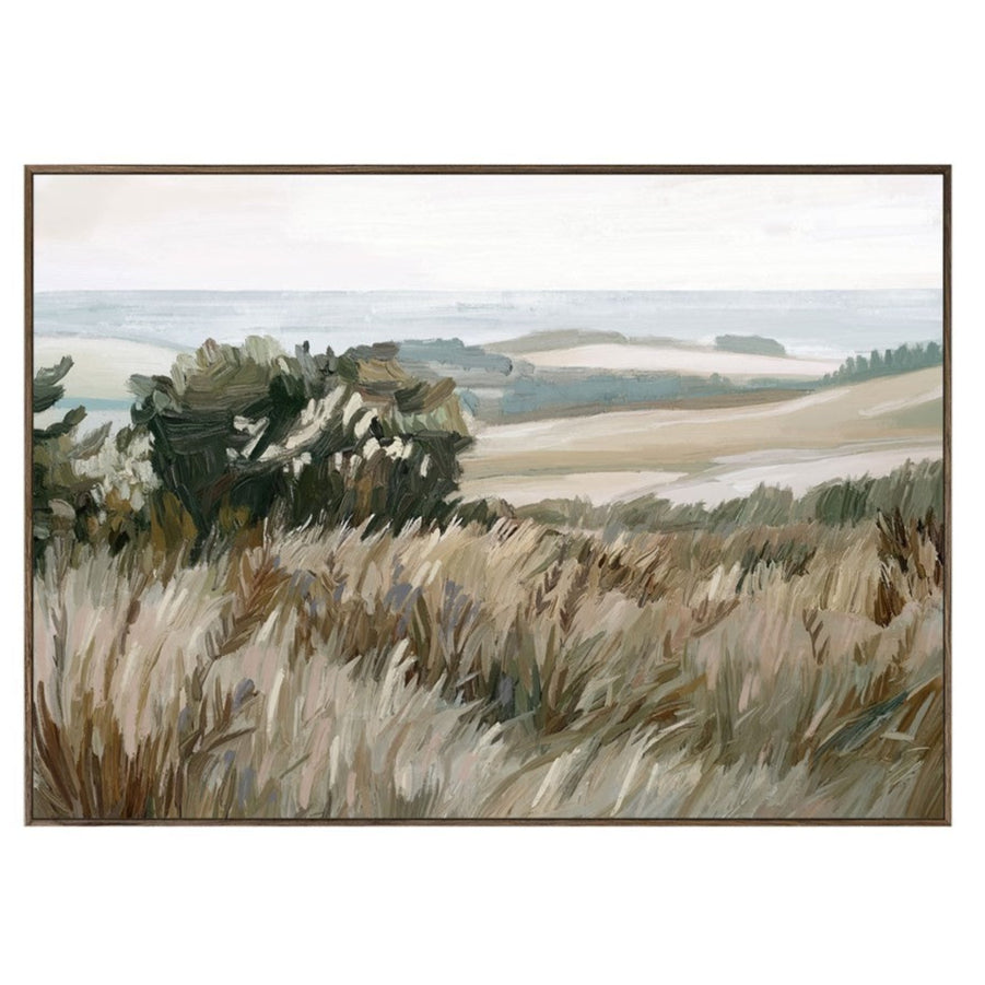 Croft Framed Canvas with Hand Painting