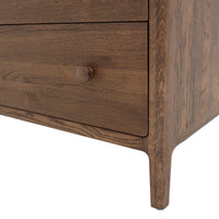 Lunde 6 Drawer Dresser – Walnut Brown