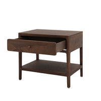 Lunde Bedside Table - Walnut