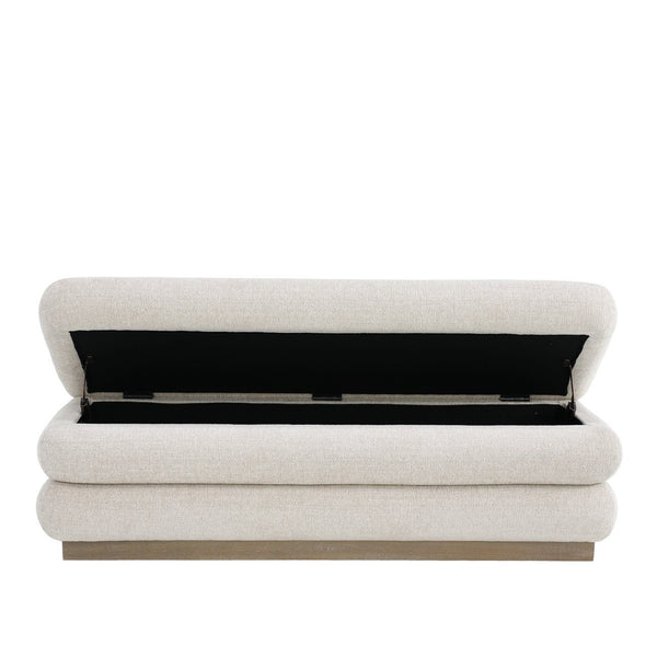 Kumo Bench with Storage – Oatmeal