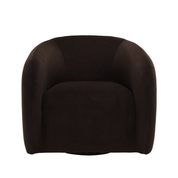 Max Swivel Chair - Chocolate Velvet