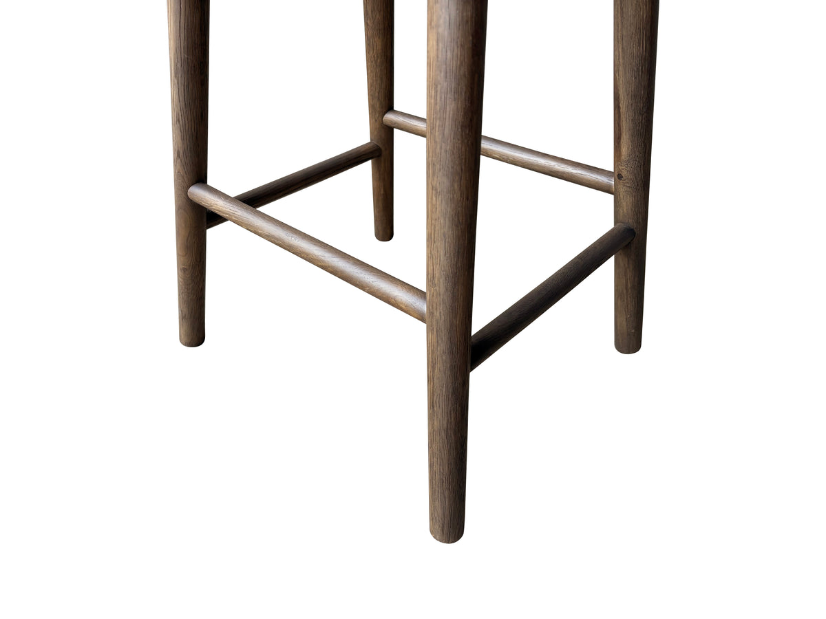 Napa Barstool - Solid American White Oak - Dark Brown