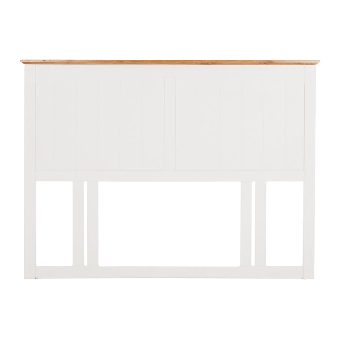 Hudson White Headboard - Queen