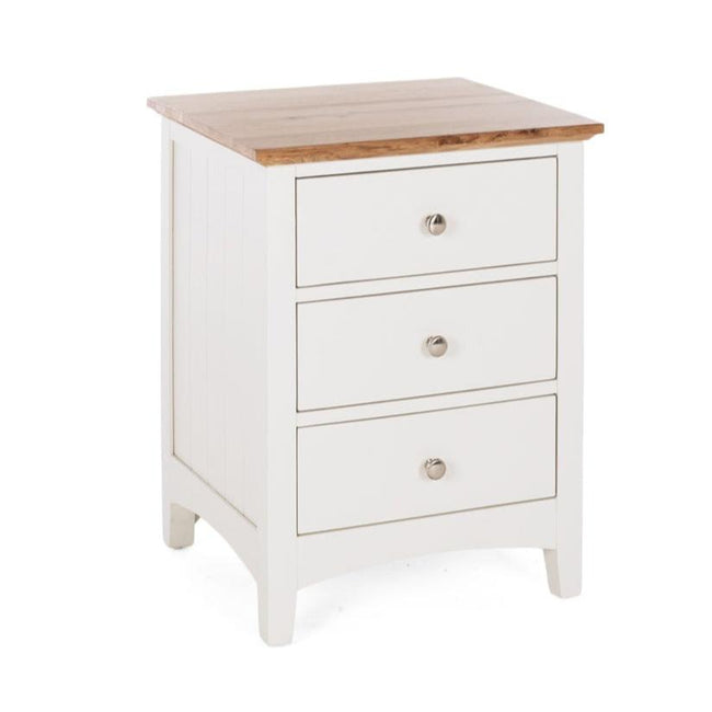 Hudson Bedside Table 3 Drawer