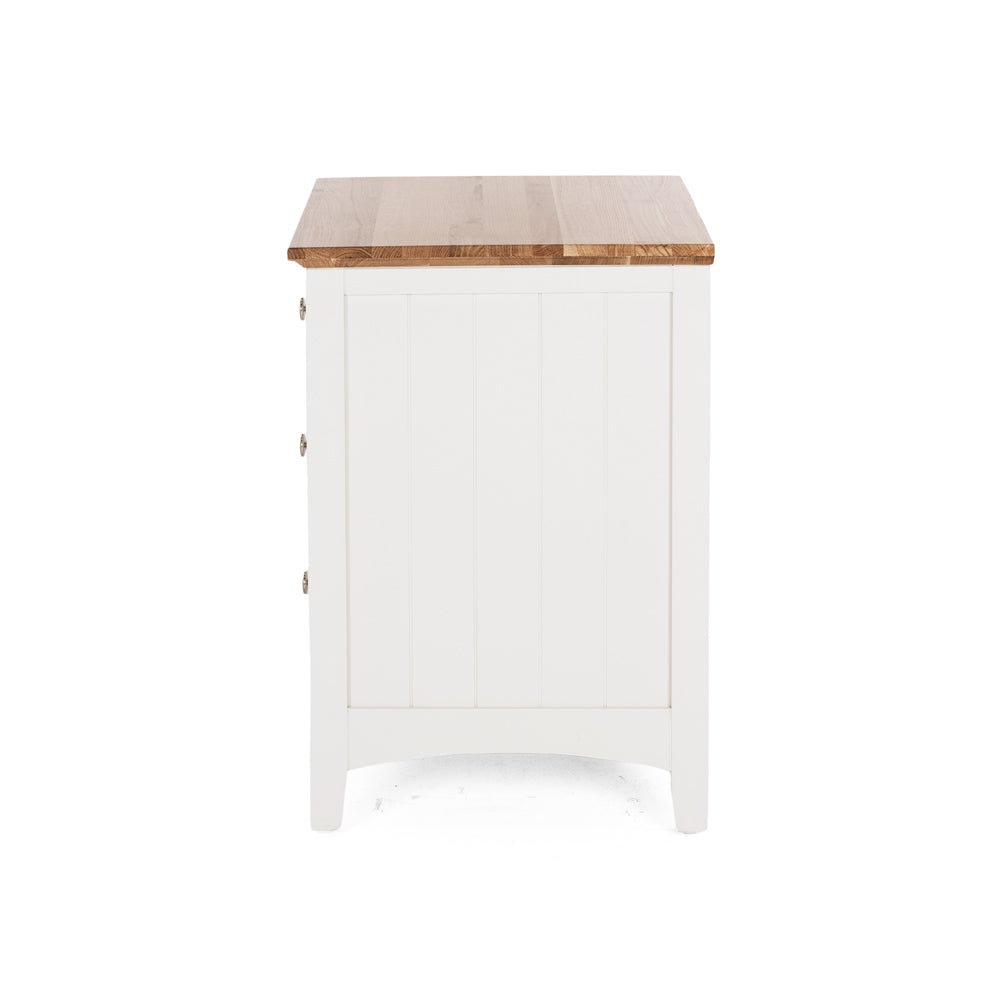 Hudson Bedside Table 3 Drawer