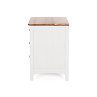 Hudson Bedside Table 3 Drawer