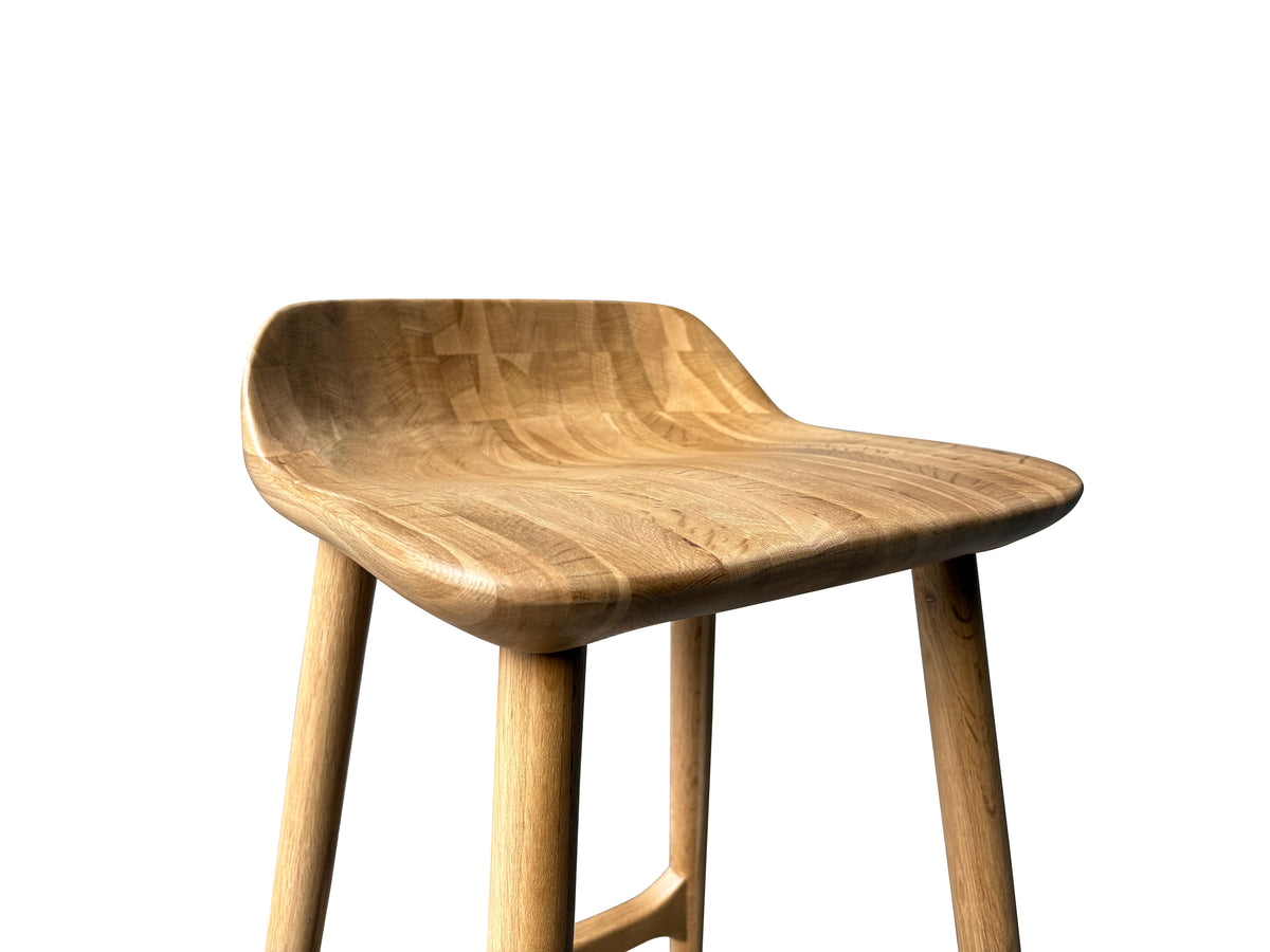 Cortez Barstool - Solid American White Oak - Natural