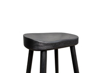 Napa Barstool - Solid American White Oak - Black