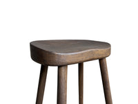 Napa Barstool - Solid American White Oak - Dark Brown