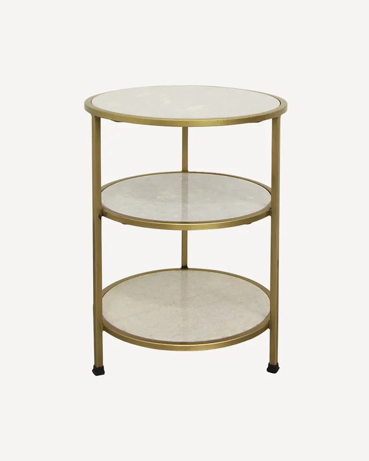 Prado 3 Tier Marble Side Table