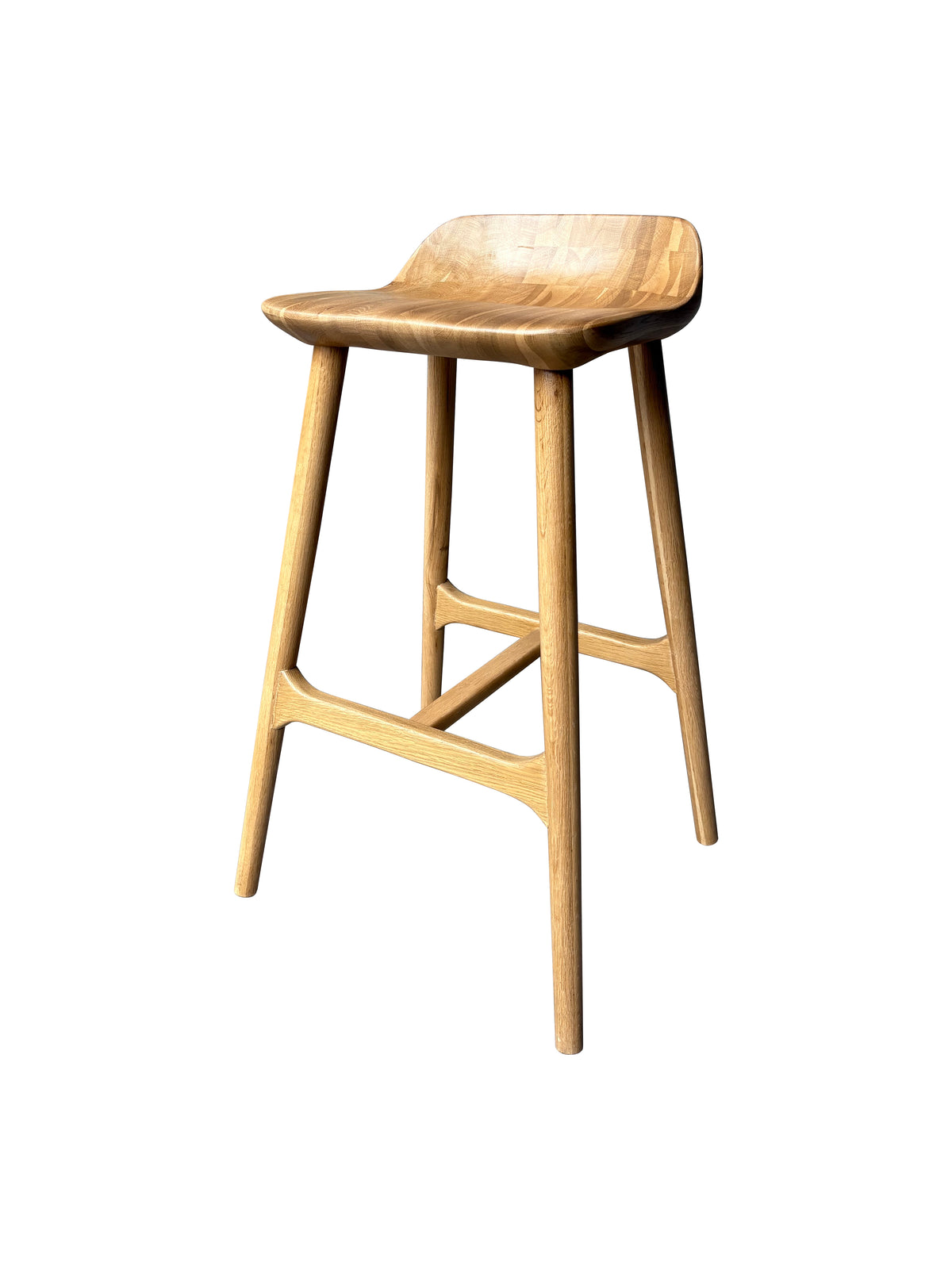 Cortez Barstool - Solid American White Oak - Natural