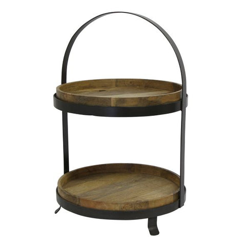 Ploughmans Oval Serving Tray Iron Handles
