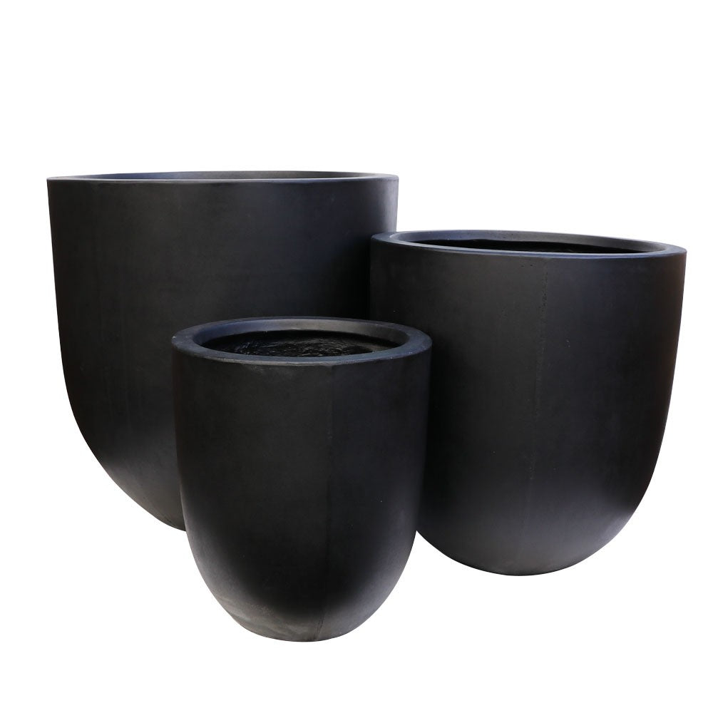 Mohaka Black Outdoor Planter - Large