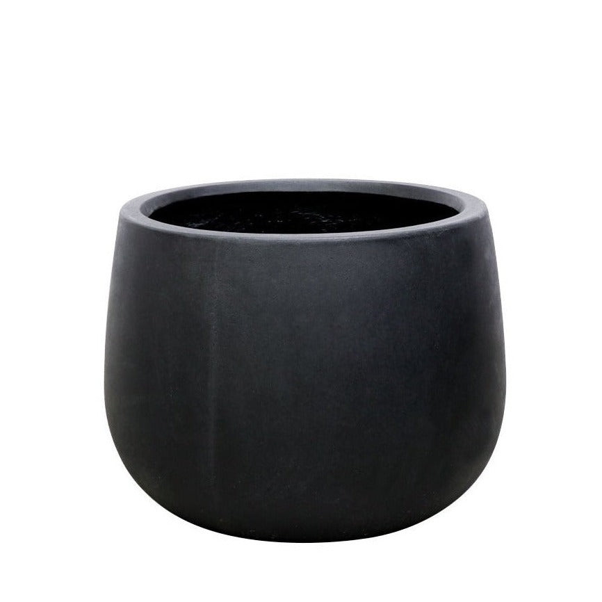 Ahuriri Black Outdoor Planter - Medium