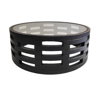 Alicante Round Black Coffee Table