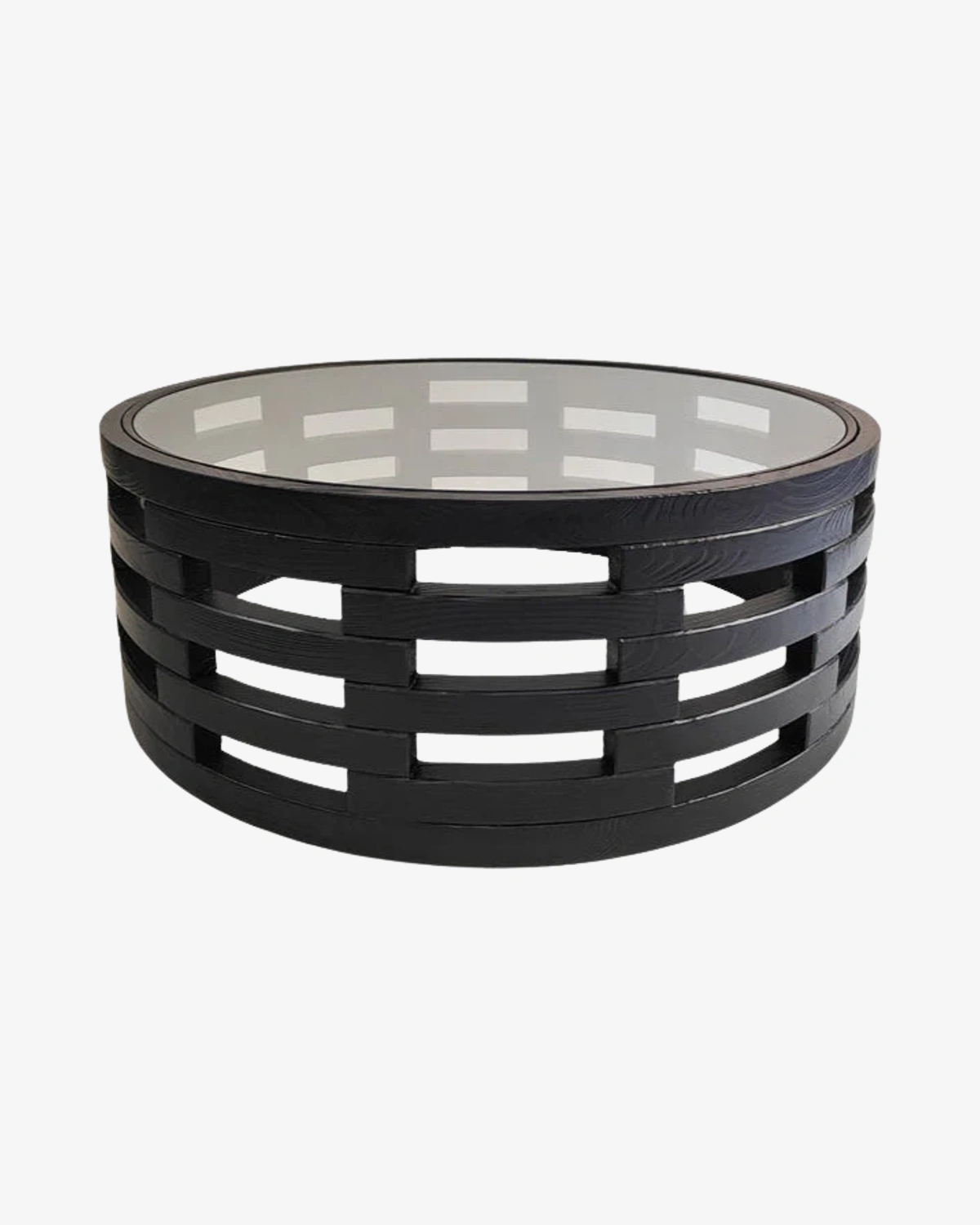 Alicante Round Black Coffee Table