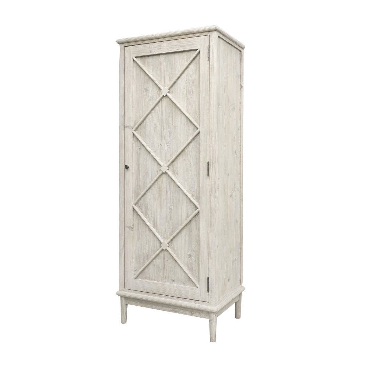 Allaston Tall Cupboard - Grey White
