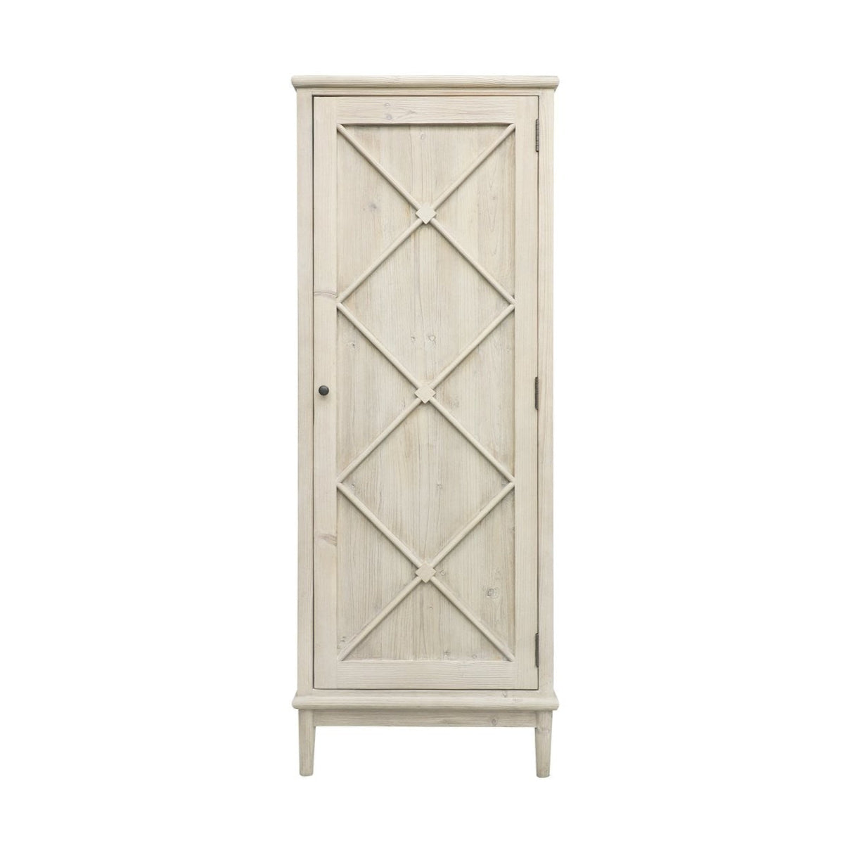 Allaston Tall Cupboard - Grey White