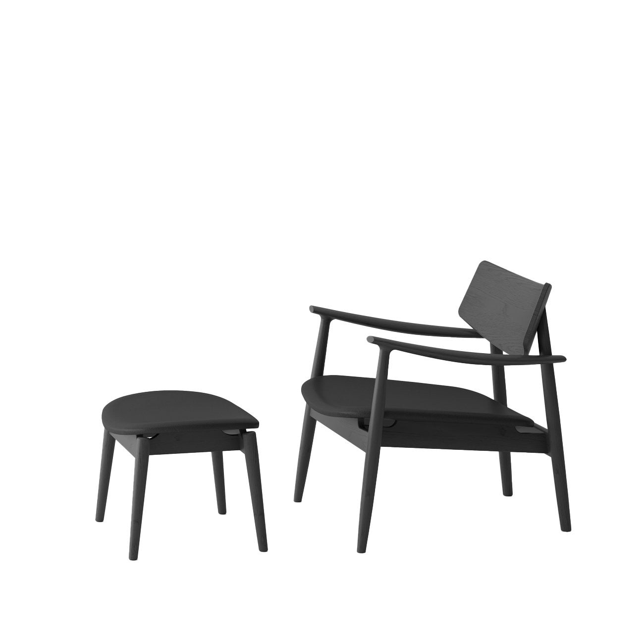 Alta Footstool - Black